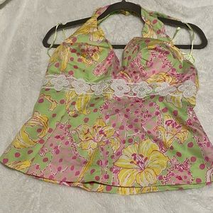 Lilly Pulitzer White label halter top
